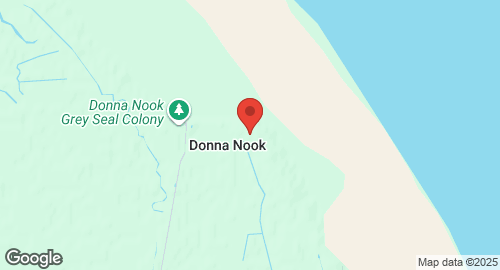 Map of Donna Nook Air Weapons Range