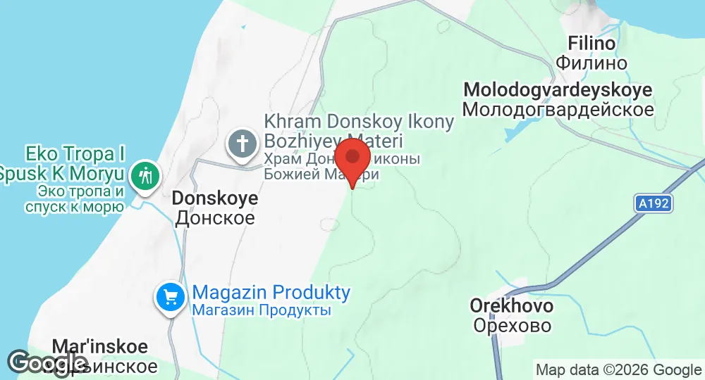 Map of Donskoye Air Base