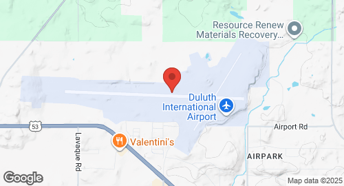Mapa de Duluth Air National Guard Base