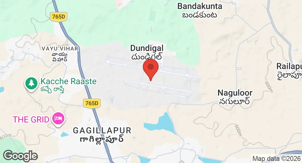Map of Dundigal AFS