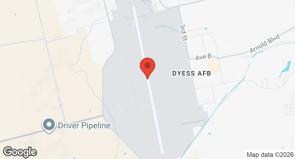 Map of Dyess Air Force Base