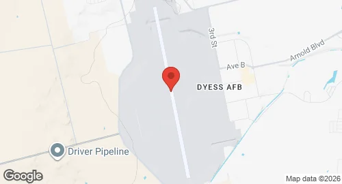 Map of Dyess Air Force Base
