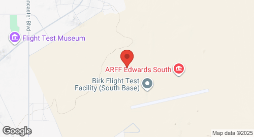 Mapa de Edwards Air Force Base