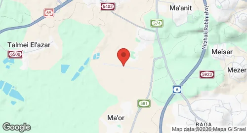 Map of Ein Shemer Airfield