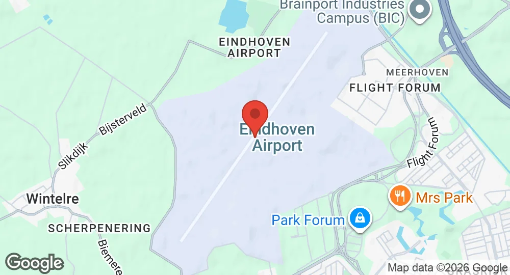 Map of Eindhoven Air Base