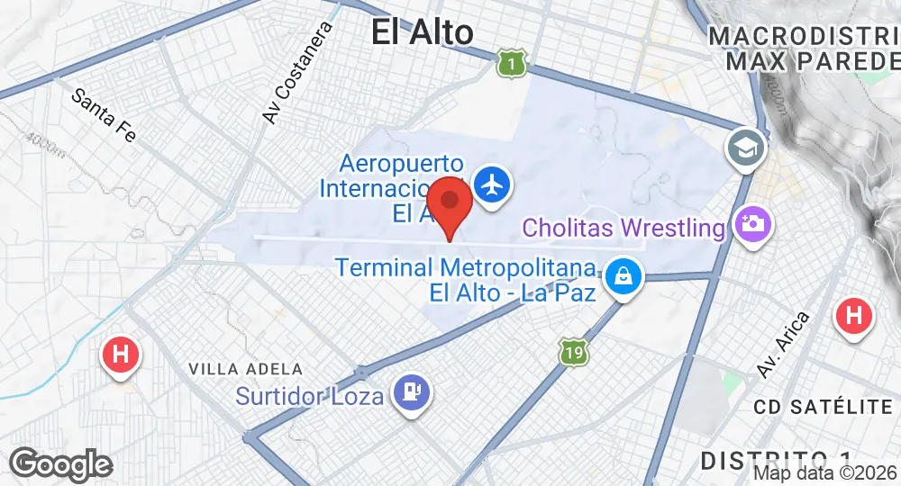 Map of El Alto Air Base