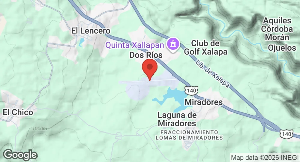Map of El Lencero Airport
