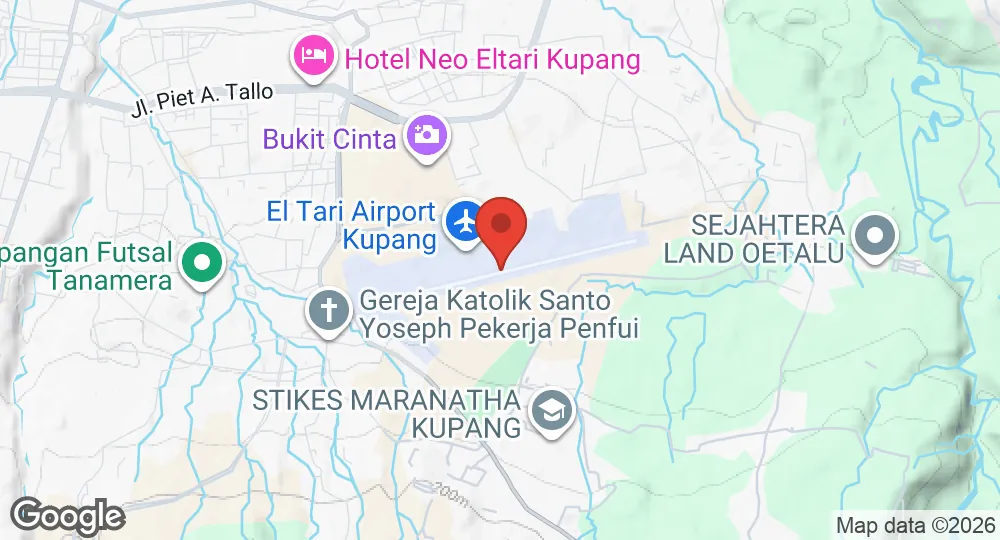 Map of El Tari Air Force Base