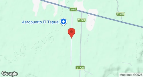 Map of El Tepual Air Base