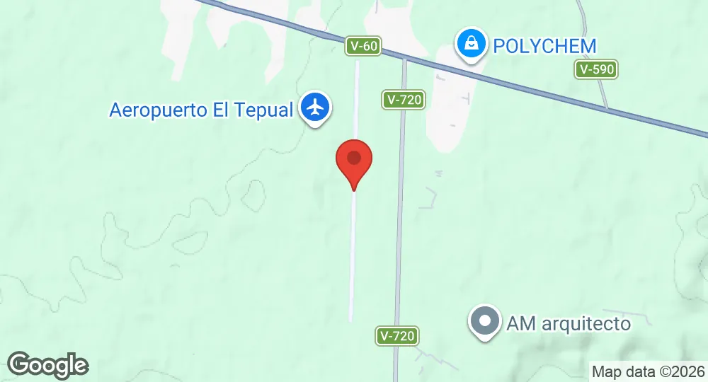 Map of El Tepual Air Base