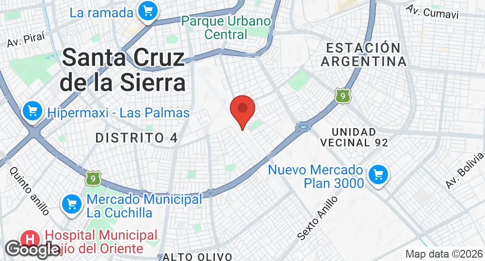 Map of El Trompillo Air Base