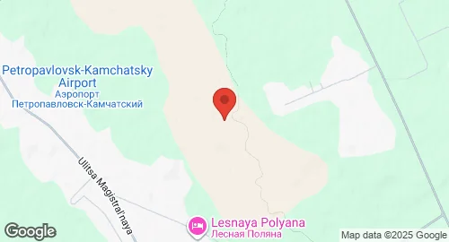 Mapa de Elizovo Air Base