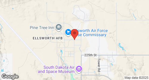 Mapa de Ellsworth Air Force Base