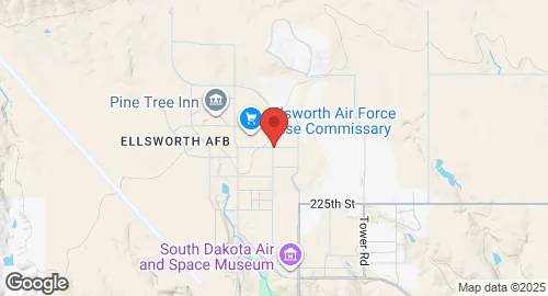 خريطة Ellsworth Air Force Base