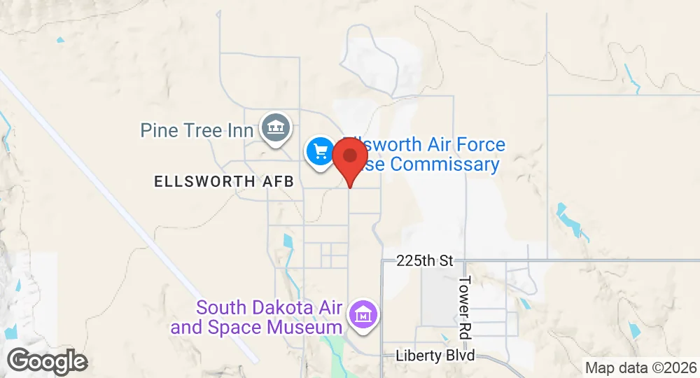 Map of Ellsworth Air Force Base