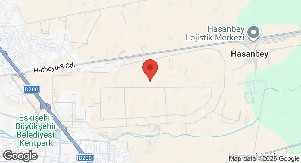 Map of Eskişehir Air Base