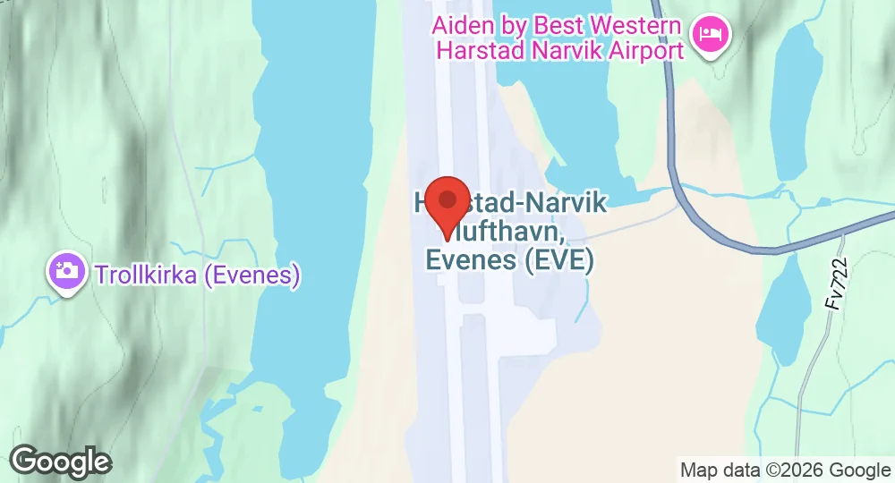 Map of Evenes Air Station