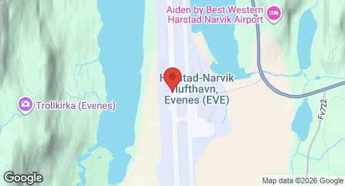 Map of Evenes Air Station