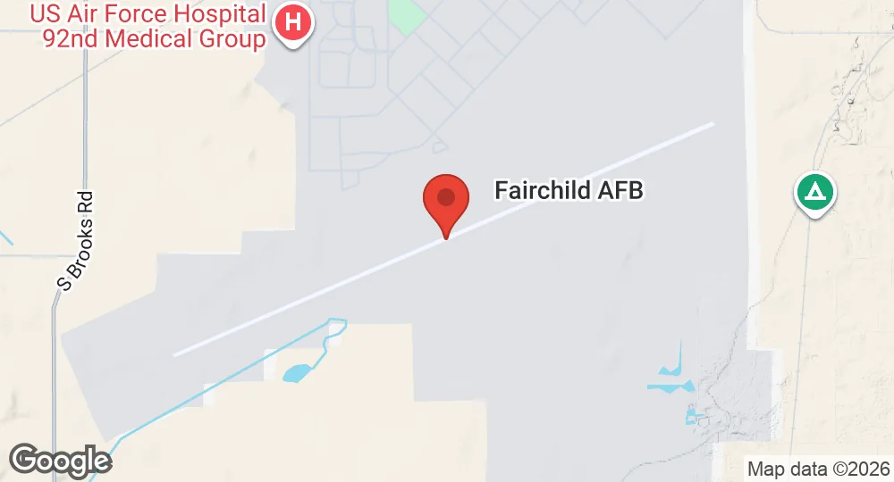 Map of Fairchild Air Force Base