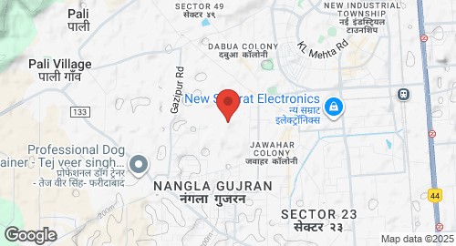 Mapa de Faridabad AFS