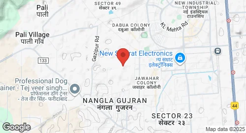 Mapa de Faridabad AFS