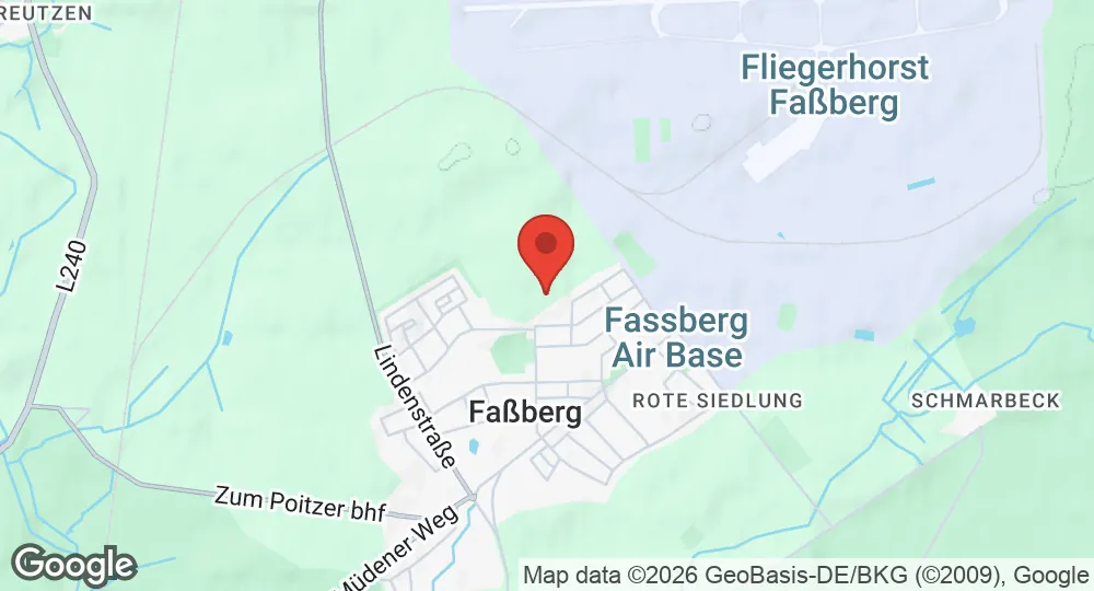 Map of Faßberg Air Base