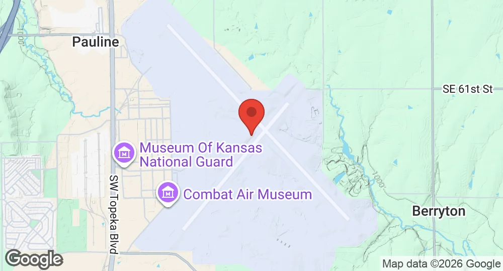Map of Forbes Field Air National Guard Base