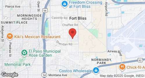 Mapa de Fort Bliss