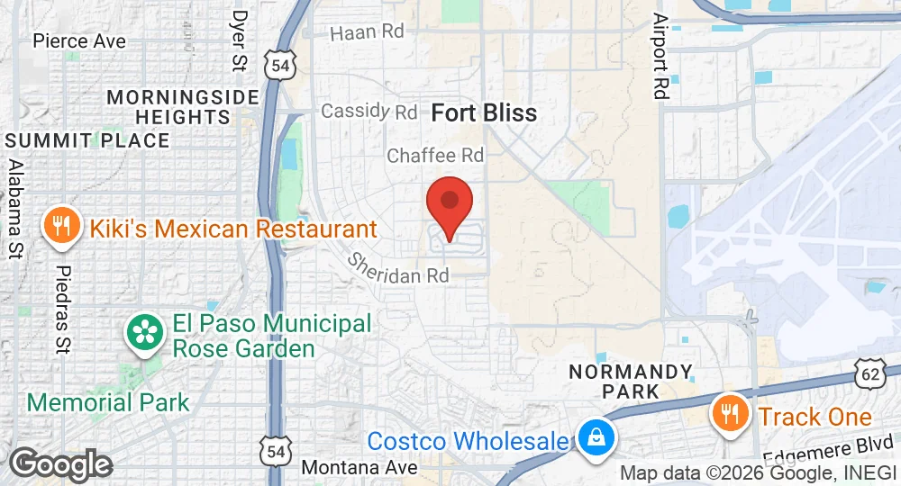 Map of Fort Bliss