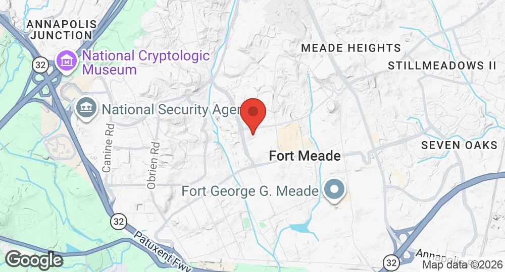 Map of Fort George G. Meade