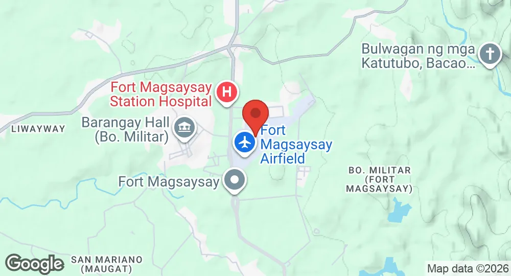 Map of Fort Magsaysay Airfield