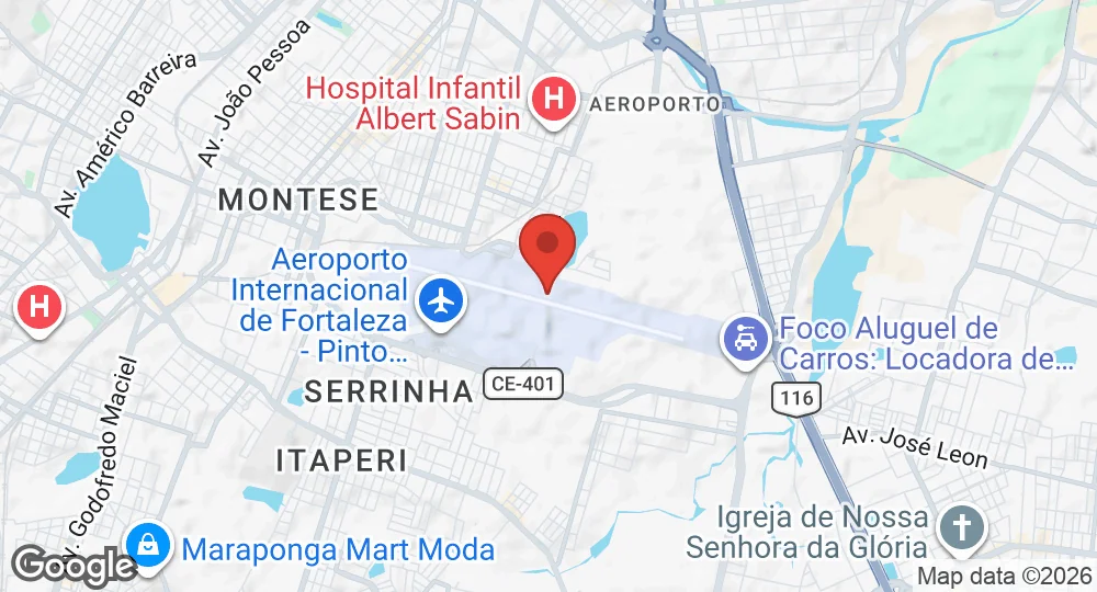 Map of Fortaleza Air Force Base
