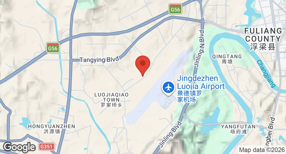 Map of Fouliang Air Base