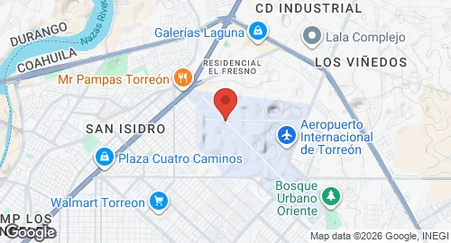 Map of Francisco Sarabia International Airport