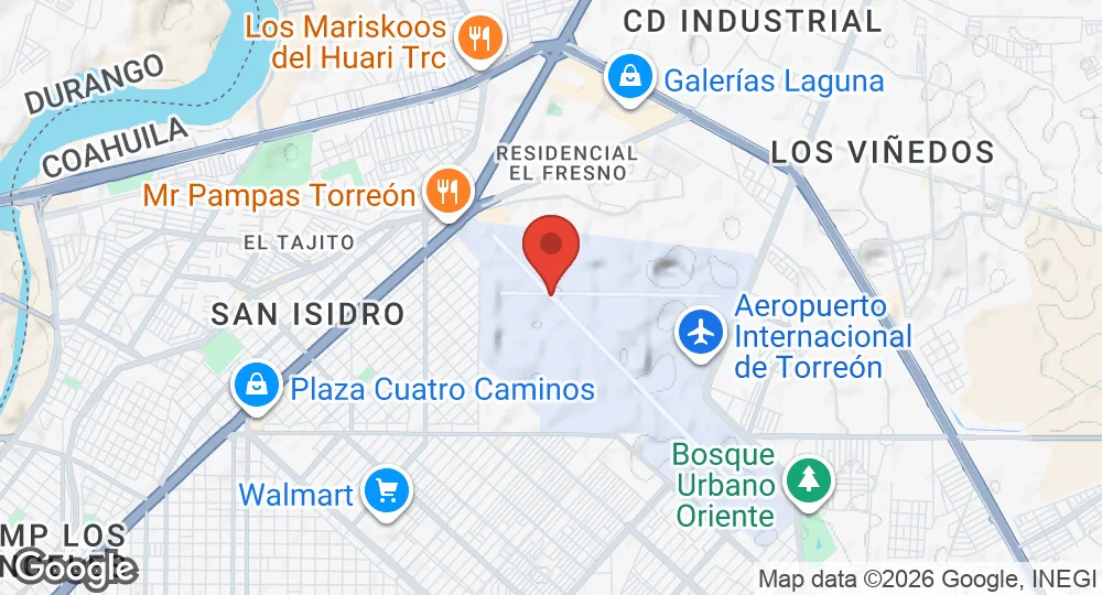 Map of Francisco Sarabia International Airport