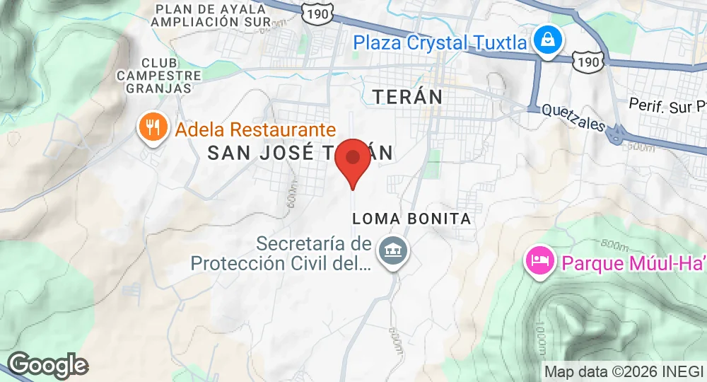 Map of Francisco Sarabia National Airport