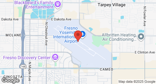 Mapa de Fresno Air National Guard Base