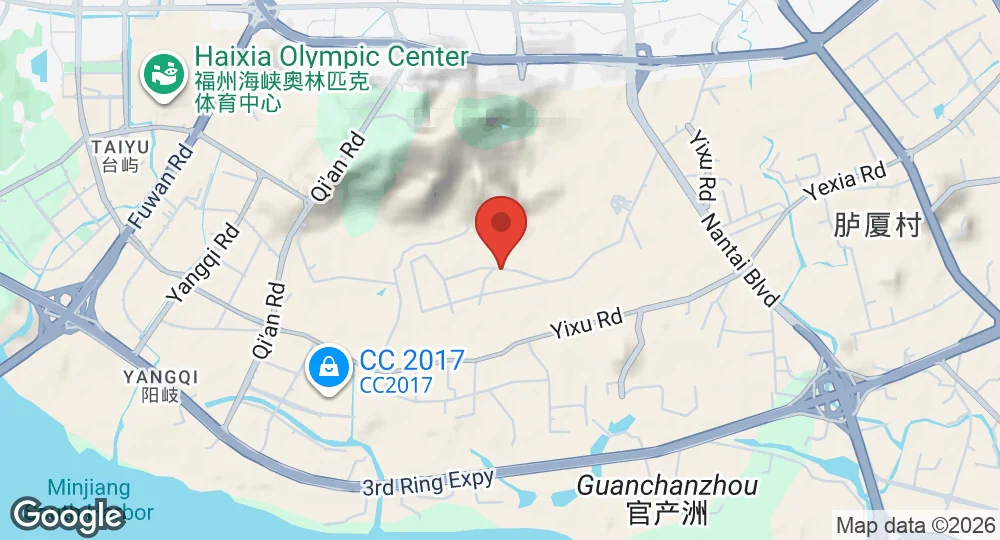Map of Fuzhou Air Base