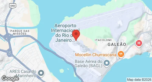 Map of Galeão Air Force Base