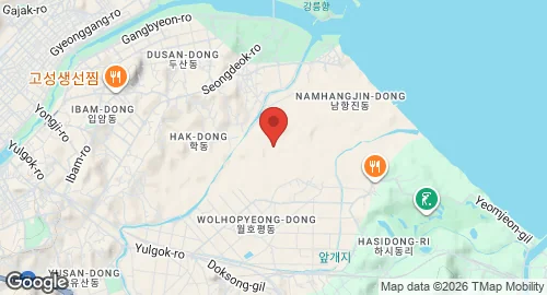 Map of Gangneung Air Base