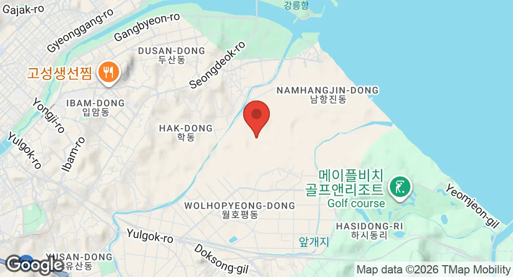 Map of Gangneung Air Base