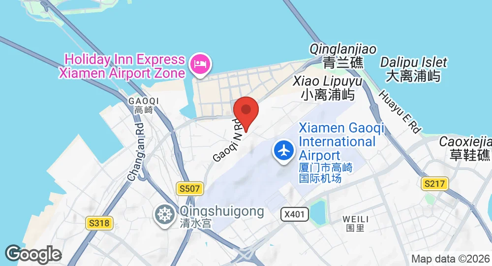 Map of Gaoqi Air Base