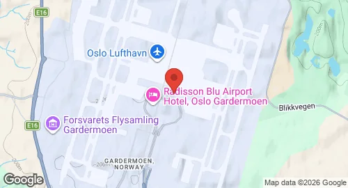 Map of Gardermoen Air Station