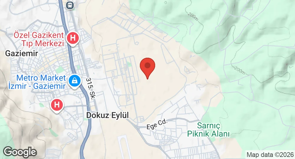 Map of Gaziemir Air Base