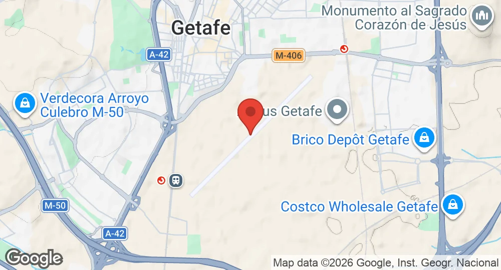 Map of Getafe Air Base