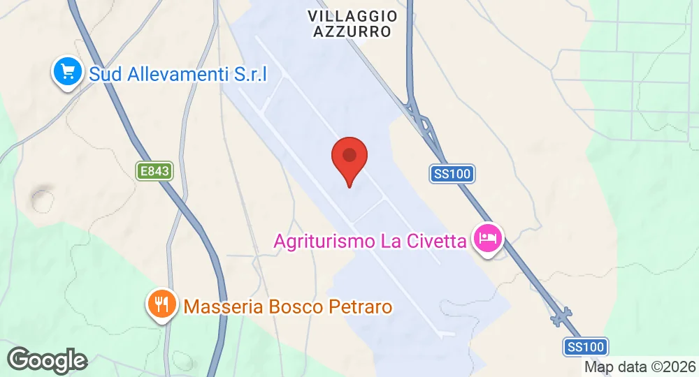 Map of Gioia del Colle Air Base