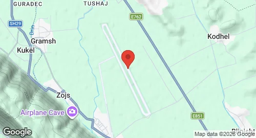 Map of Gjadër Air Base