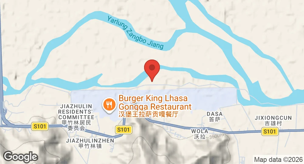 Map of Gonggar Air Base