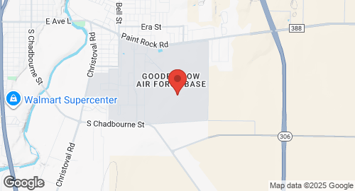 Mapa de Goodfellow Air Force Base