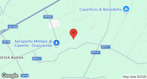 Map of Grazzanise Air Base